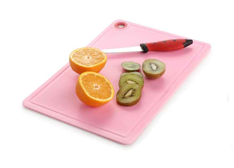 Crystal Plastic Chopping Board, Multicolour