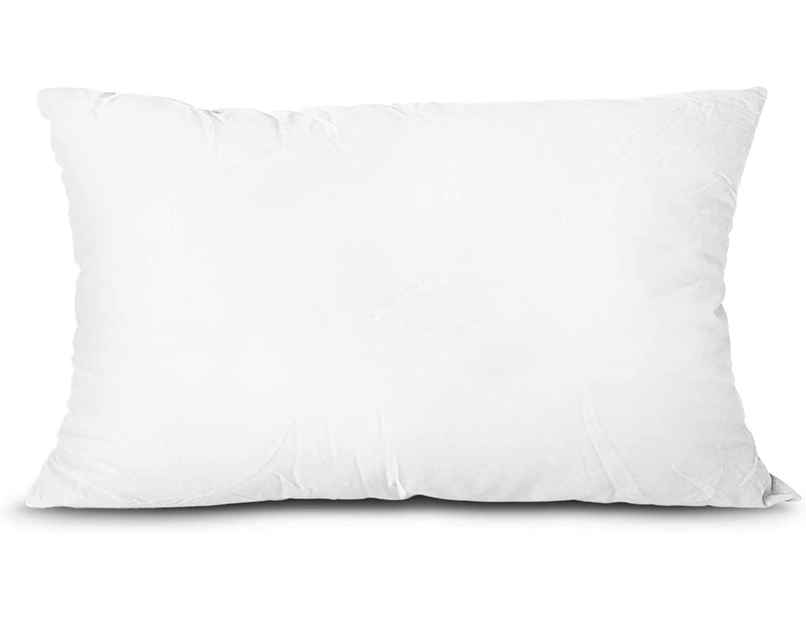 Kuber Industries Microfiber 16X24 Inch Luxurious 1 Piece Pillow Filler | White