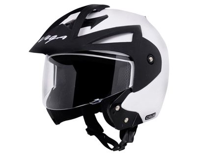 Vega Crux Open Face White Helmet-M Vega Crux Open Face White Helmet-M