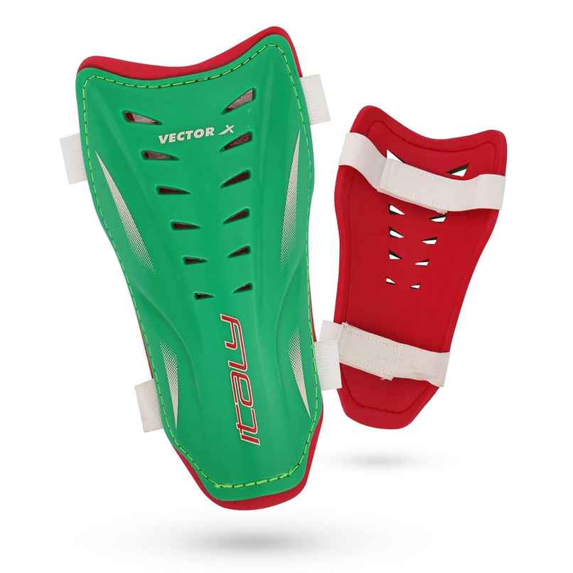 Vector X Italy Shinpad | Green Red | Medium Vector X Italy Shinpad | Green Red | Medium