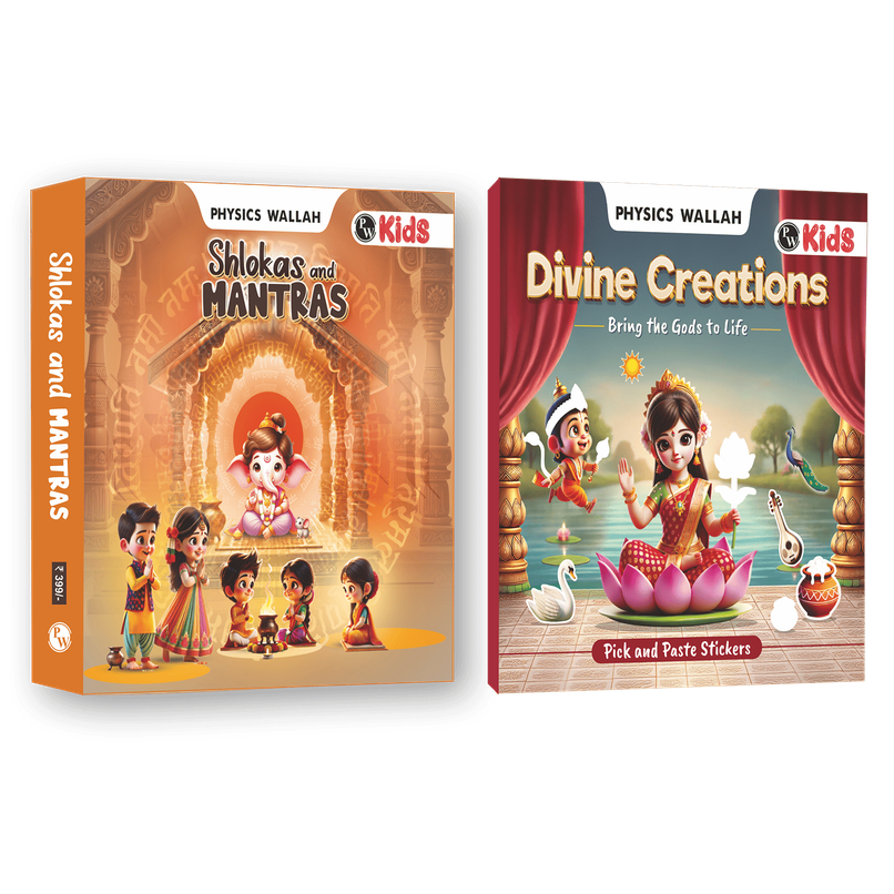 Physics Wallah Shlokas and Mantras for kids | Free Sticker Activity Book on Hindu Mythology