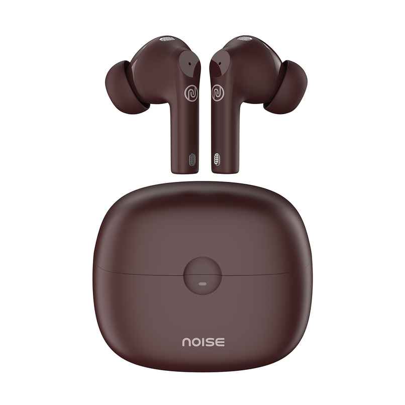 Noise Buds Nero TWS Earbuds with Rubberised Finish, Quad Mic ENC & 45H Playtime, IPX5 Water Resistance - Deep Wine