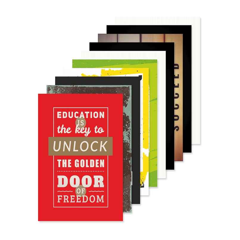 Paper Plane Design Wall Posters For Office Decor | Set of 10 | Size | 12 Inch x 18 Inch | D37