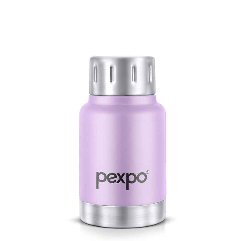 Pexpo Cameo Hot & Cold Stainless Steel Water Bottle | 160 ml | Orchid Purple