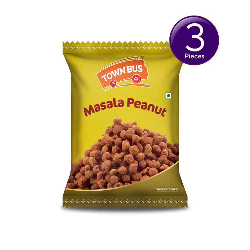 Town Bus Snacks Masala Peanut Combo Town Bus Snacks Masala Peanut Combo