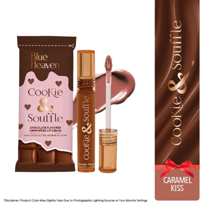 Blue Heaven Cookie & Souffle Liquid Matte Lipstick | Caramel Kiss