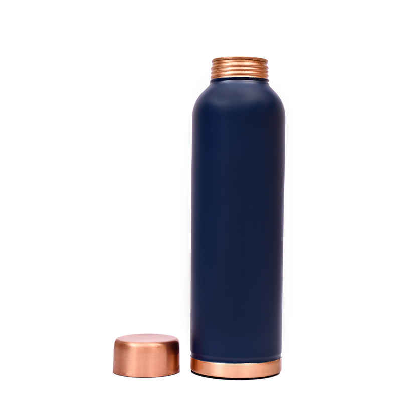 OGGN Matt Colour Copper Bottle | Blue | 950 ml