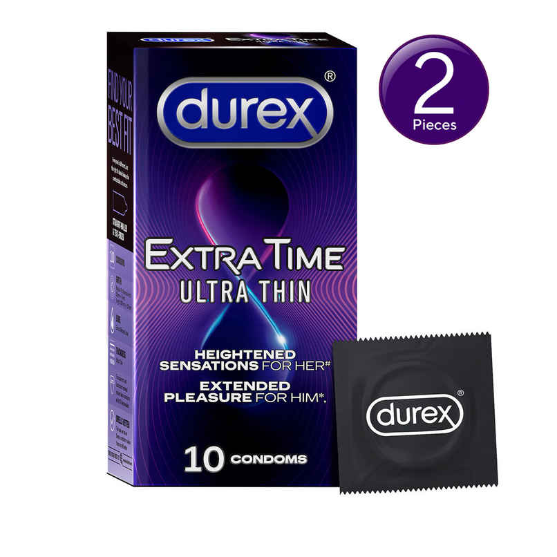 Durex Extra Time Ultra Thin Condom Combo 