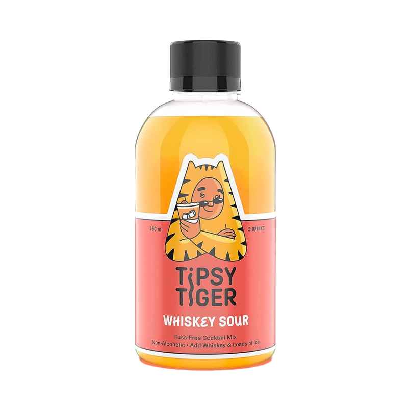 Tipsy Tiger Whiskey Sour Cocktail Mixer | Ready & Convenient
