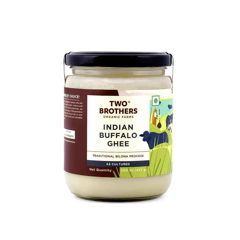 Two Brothers A2 Buffalo Ghee | Jar Two Brothers A2 Buffalo Ghee | Jar