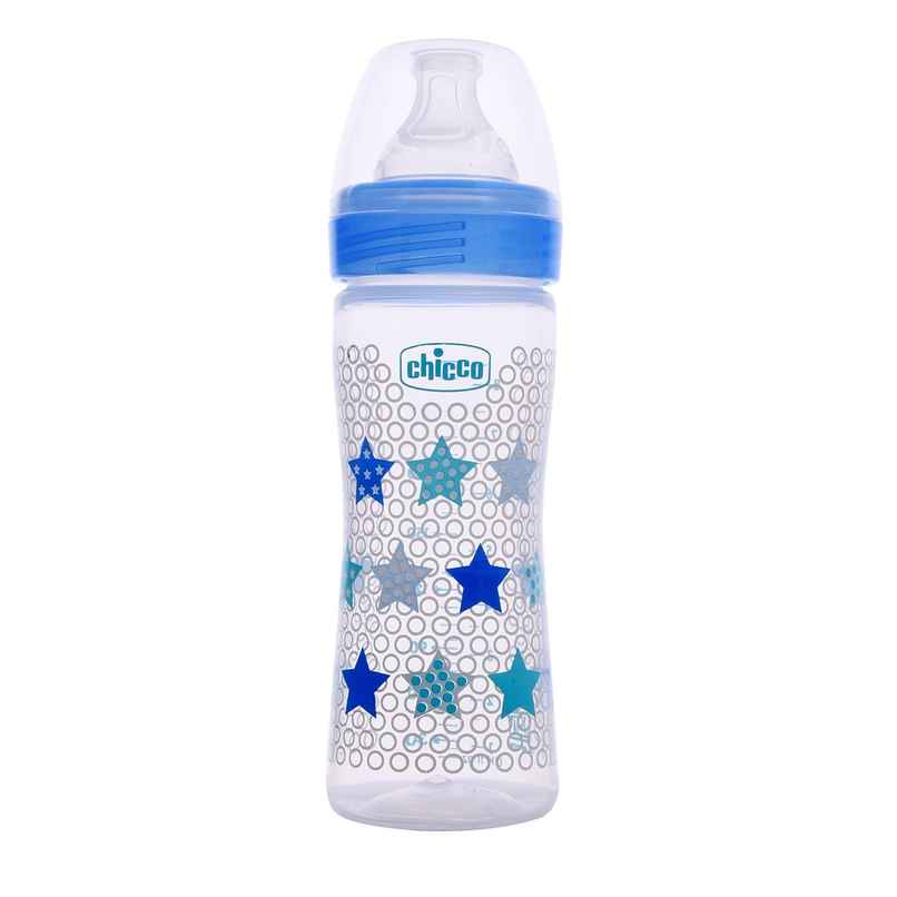Chicco Feeding Bottle Wb Sil Physio Blue
