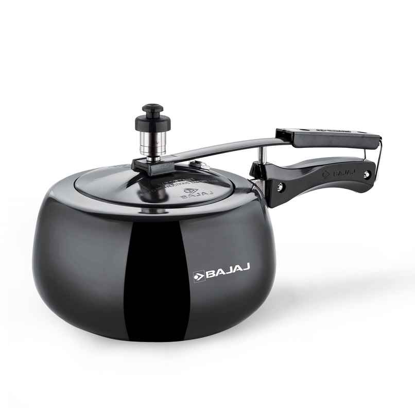 Bajaj 2 Liter Hard Anodised Inner Lid Induction Compatible Pressure Cooker New Shakti 2hd
