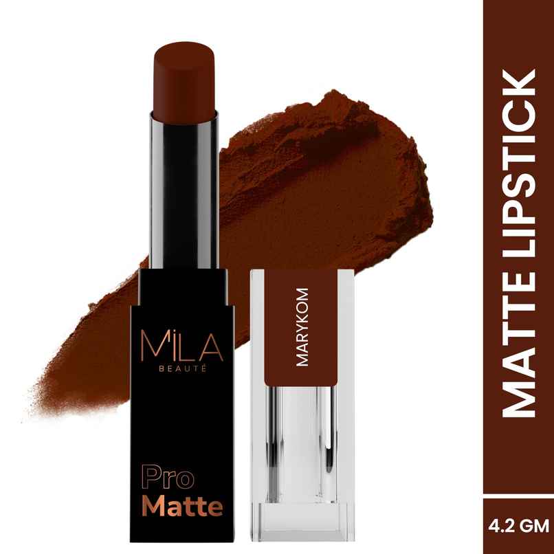 Mila Beaute Pro Mattes Lipstick Luxurious Creamy Matte Texture | 24 Marykom