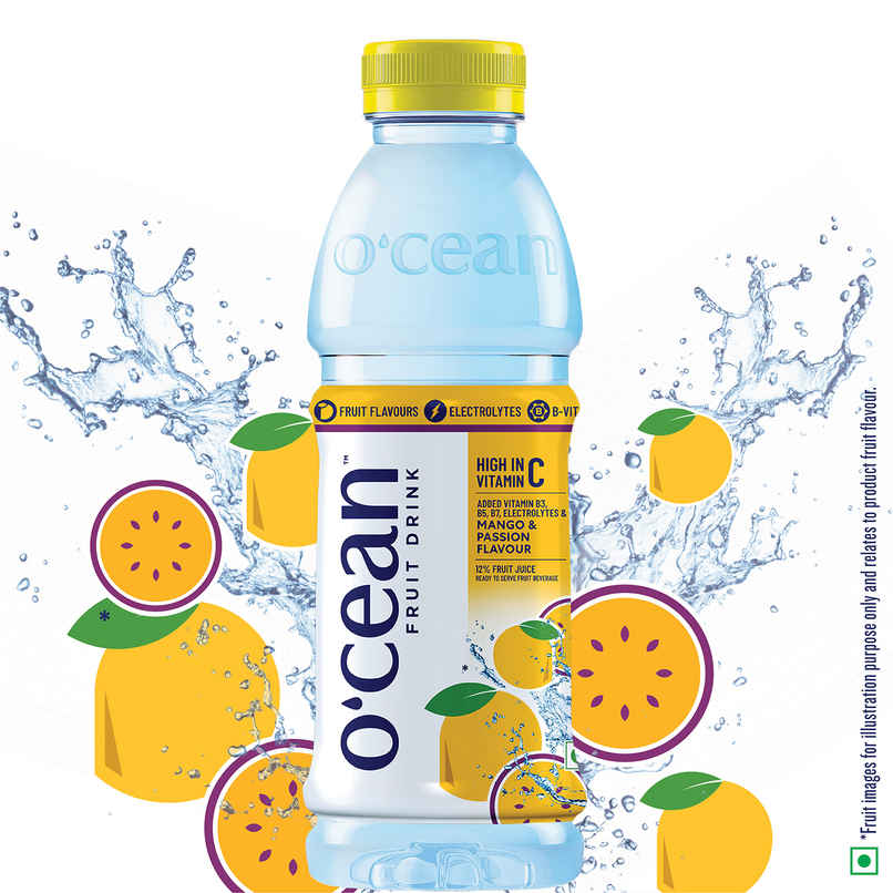 O'cean Beverages Mango and Passion Flavoured Water Bottle O'cean Beverages Mango and Passion Flavoured Water Bottle