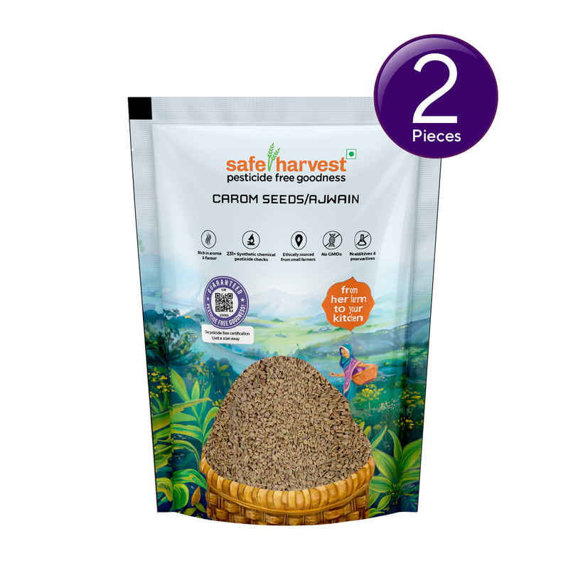 Safe Harvest Pesticide - Free Carom Seeds (Ajwain) Combo Safe Harvest Pesticide - Free Carom Seeds (Ajwain) Combo