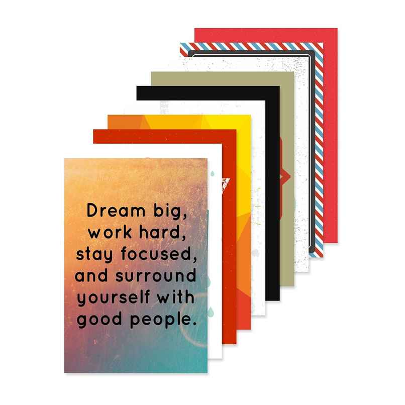 Paper Plane Design Wall Posters For Office Decor | Set of 10 | Size | 12 Inch x 18 Inch | D27