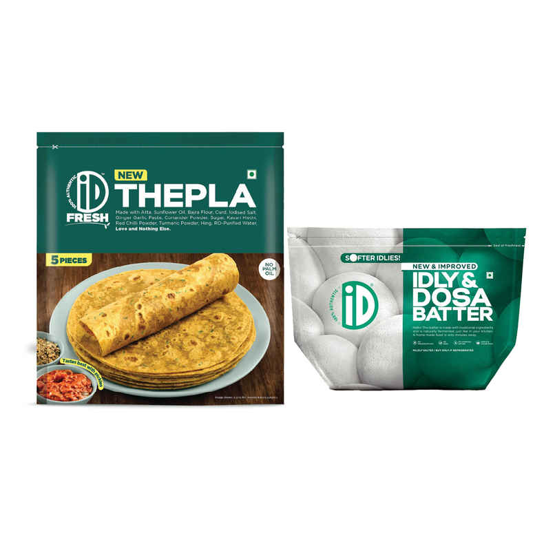 Id Thepla (200g) & Id Idli & Dosa Batter (1kg) Combo