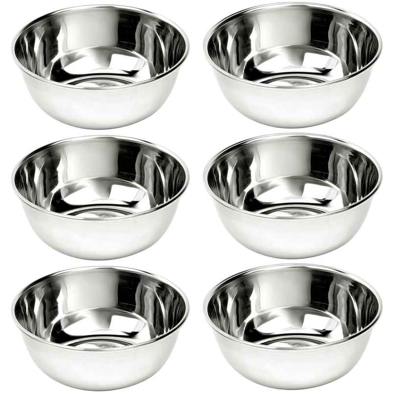 Jensons Stainless Steel 5 Inch Katori | Set of 6 Jensons Stainless Steel 5 Inch Katori | Set of 6