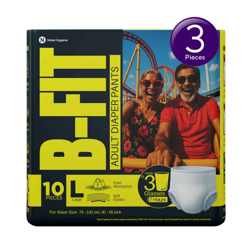 B-FIT Adult Pants Diapers (L, 30-56") Combo B-FIT Adult Pants Diapers (L, 30-56") Combo