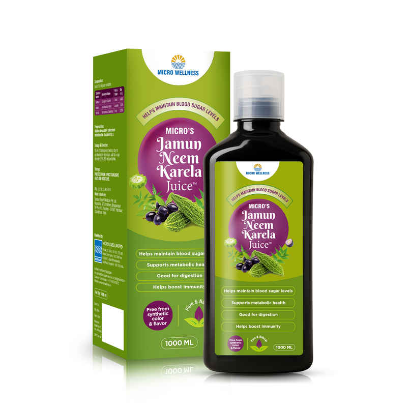 Micro Wellness Jamun Neem Karela Juice