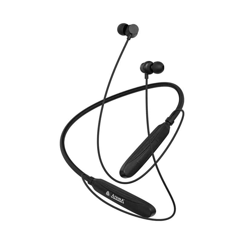 Aroma Nb120 Dubai Upto 40h Playtime I Enc I Fast Charging I Dual Pairing Neckband Bluetooth
