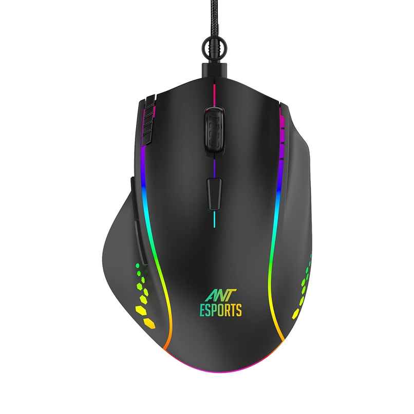 Ant Esports Usb Gm600 Rgb Wired Programmable Gaming Mouse