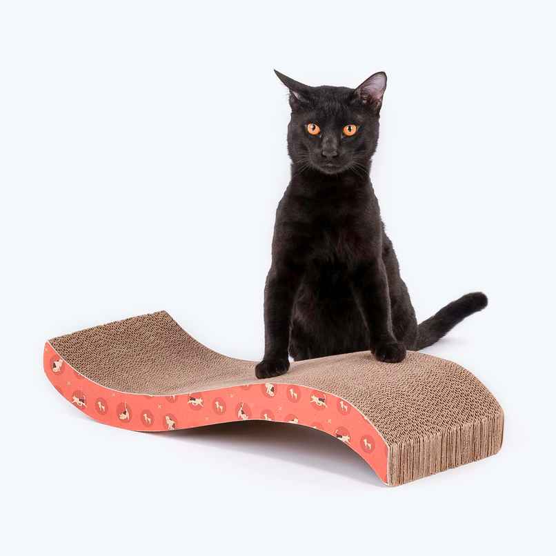 HUFT Scratchville Cat Scratcher Orange