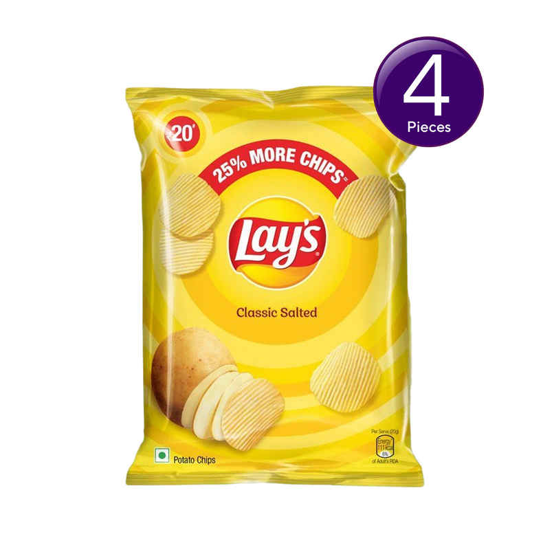 Lay's Classic Salted Potato Chips Combo 