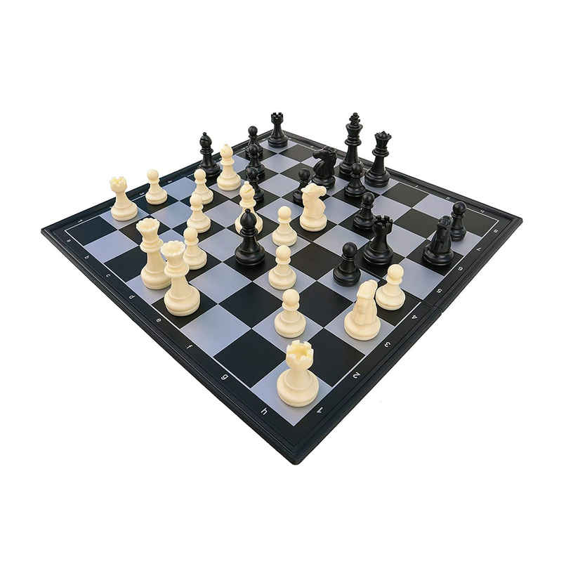 Toyshine Magnus Magnetic Chess Set With Folding Chess Board And Pieces Educational Toys