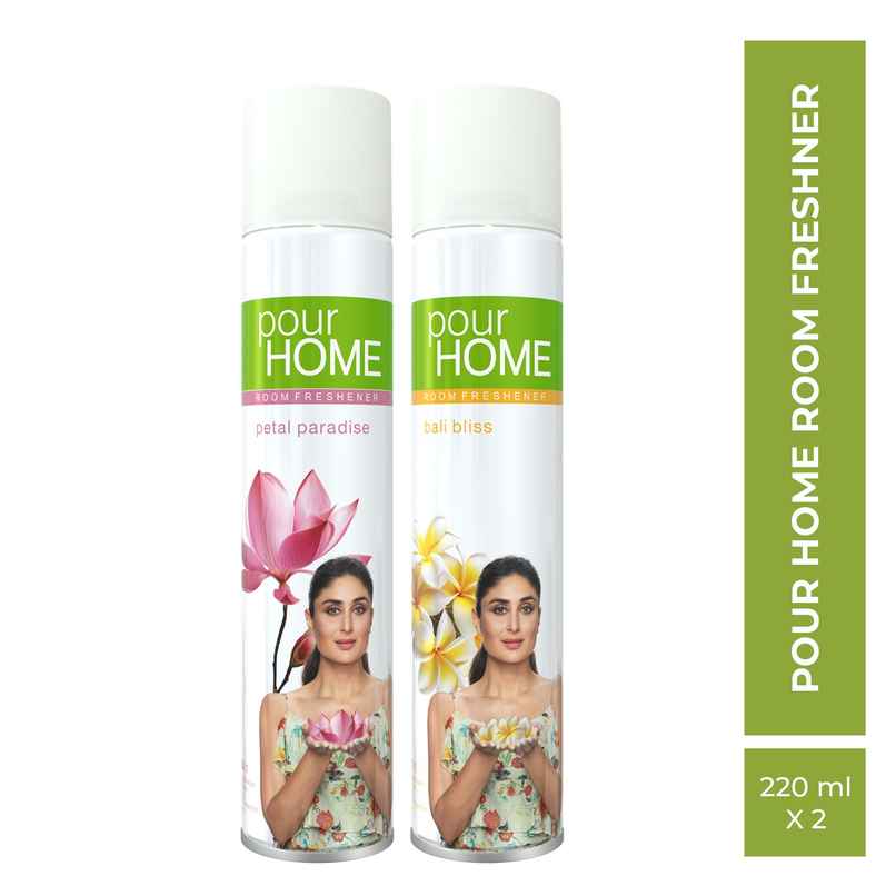Pour Home Petal Paradise & Bali Bliss Room Freshener Spray