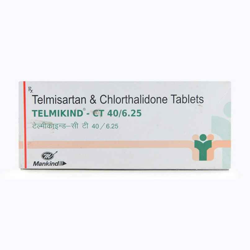 Telmikind-CT 40/6.25 Tablet