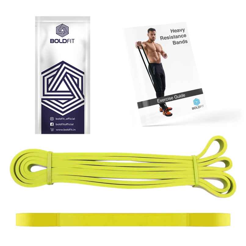 Boldfit Heavy Resistance Band Yellow 3-7 Kg Boldfit Heavy Resistance Band Yellow 3-7 Kg