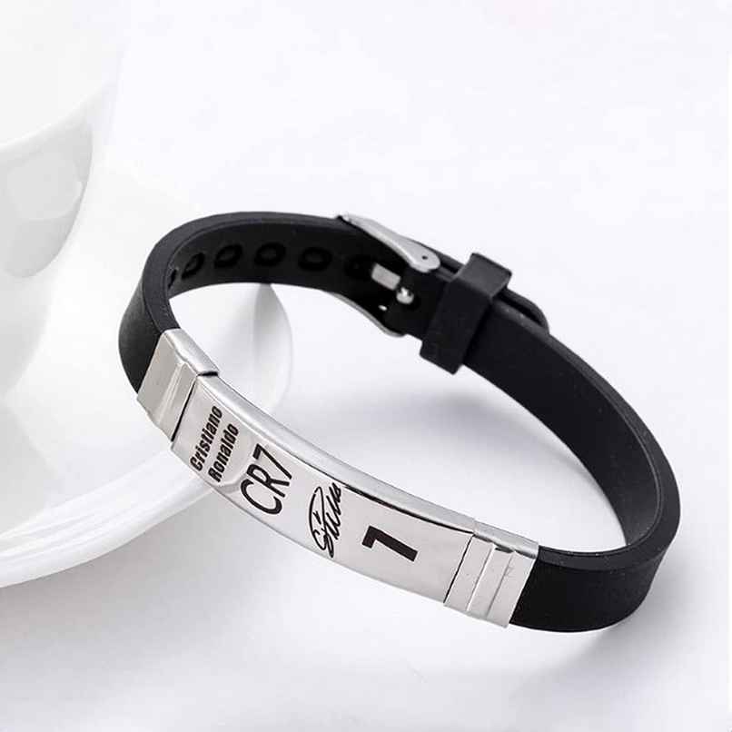 Yellow Chimes Men Stainless Steel Wraparound Bracelet