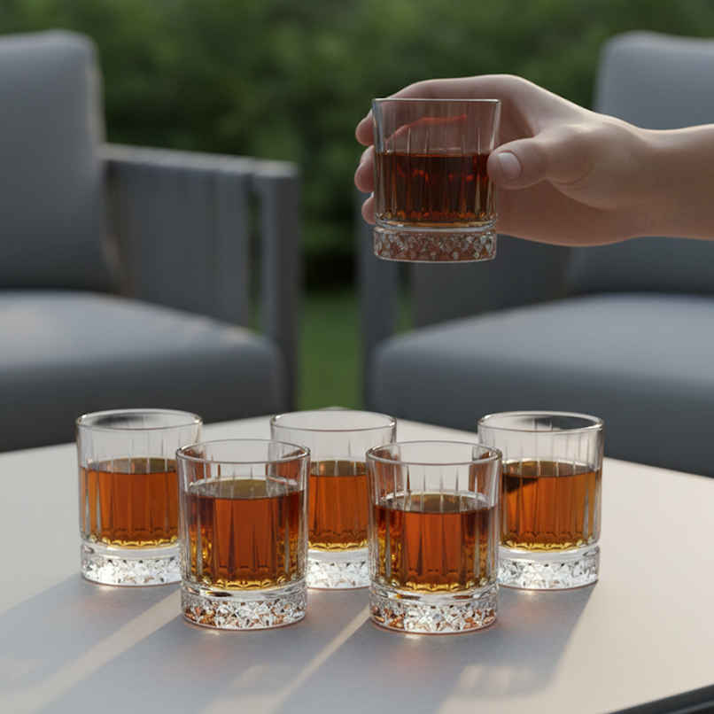 Dubai Shot Glass | 75 ml | Set of 6 | Sanjeev Kapoor