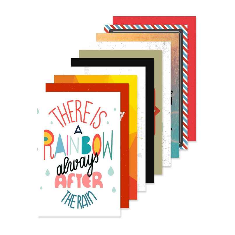 Paper Plane Design Wall Posters For Office Decor | Set of 10 | Size | 12 Inch x 18 Inch | D11