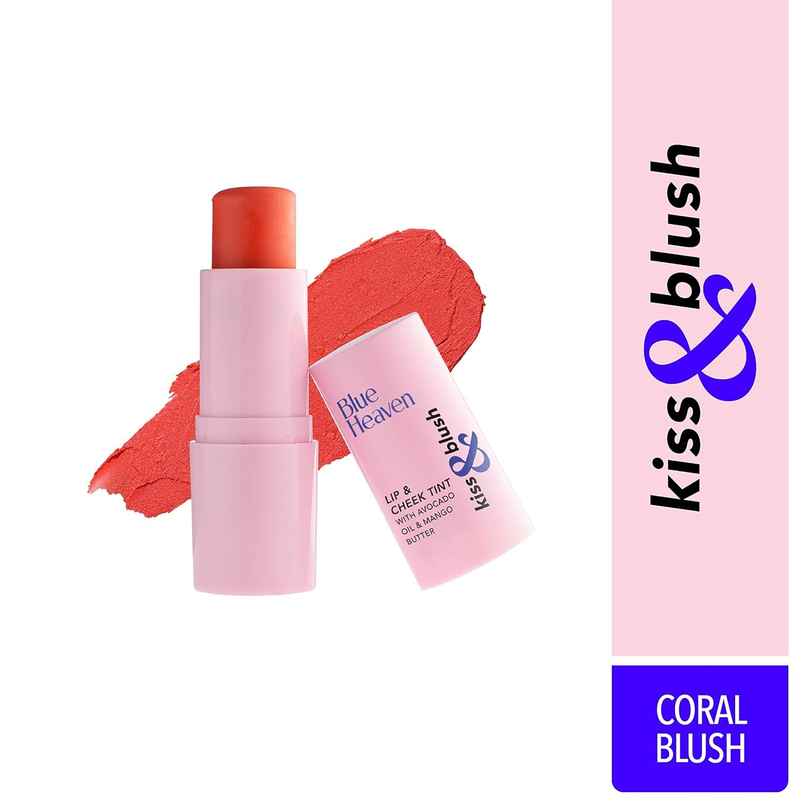 Blue Heaven Kiss & Blush Lip & Cheek Tint - Coral Blush