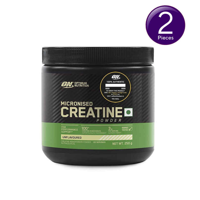 Optimum Nutrition Micronised Creatine Powder Unflavored Combo