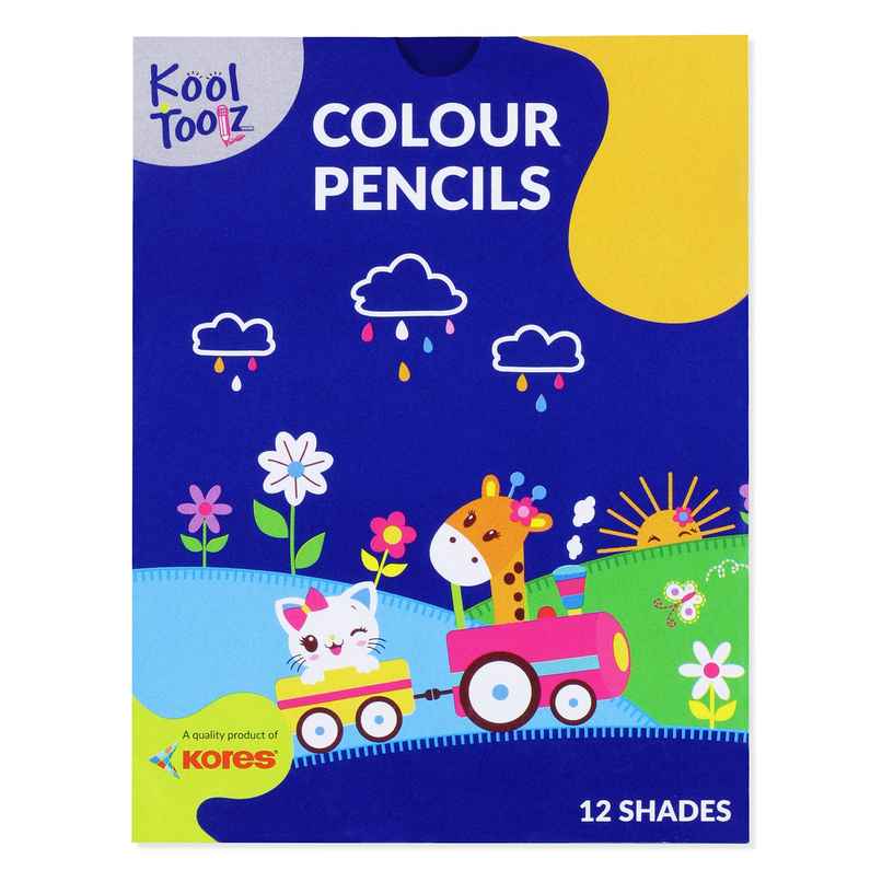 Kores 12 HS Polymer Colour Pencils | Assorted Pack