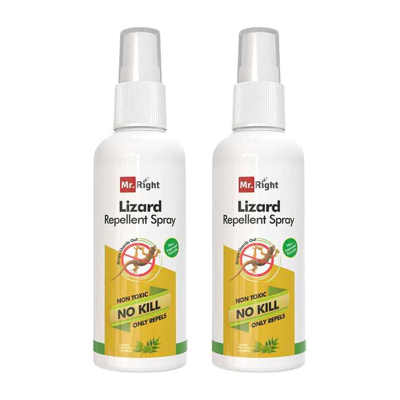 Mr. Right Herbal Lizard Repellent Spray for Home | Natural and Chemical Free