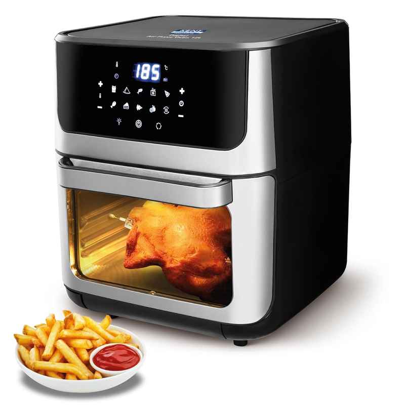 KENT Digital Air Fryer Oven | 360 Rapid Heat Circulation | 10 Preset Menus | 1800 W | 12 L
