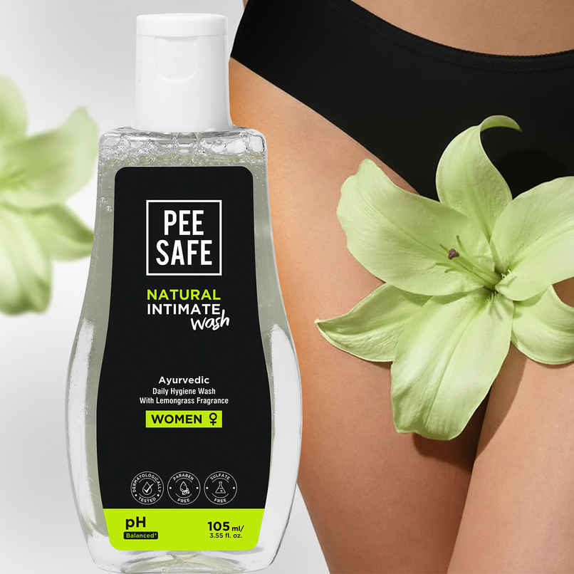 Pee Safe Natural Intimate Wash for Women | Dermatologically Tested