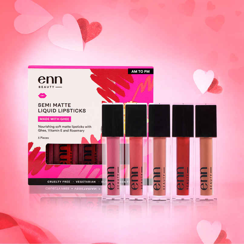 ENN Beauty Semi Matte Liquid Lipsticks | Long-Lasting Color