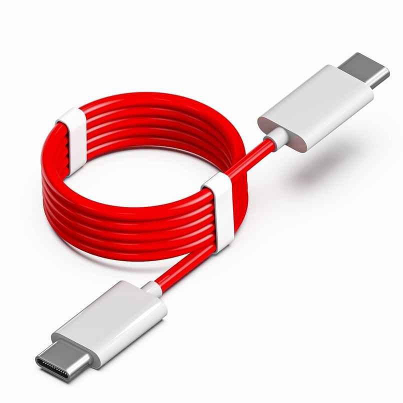 Ailkin SuperVooc C to C Dash Cable for Oneplus |1M| Red