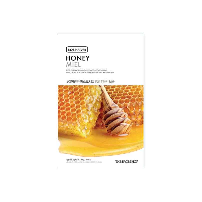 The Face Shop Real Nature Honey Face Mask The Face Shop Real Nature Honey Face Mask
