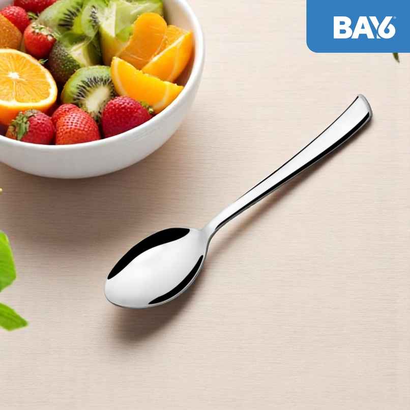 BAY6 Silverline Steel Dinner Spoon Set (6pc)