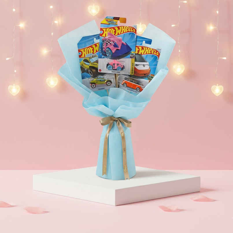 Hot Wheels Toy Car Bouquet Arrangement | Ideal for Gifting | FNP