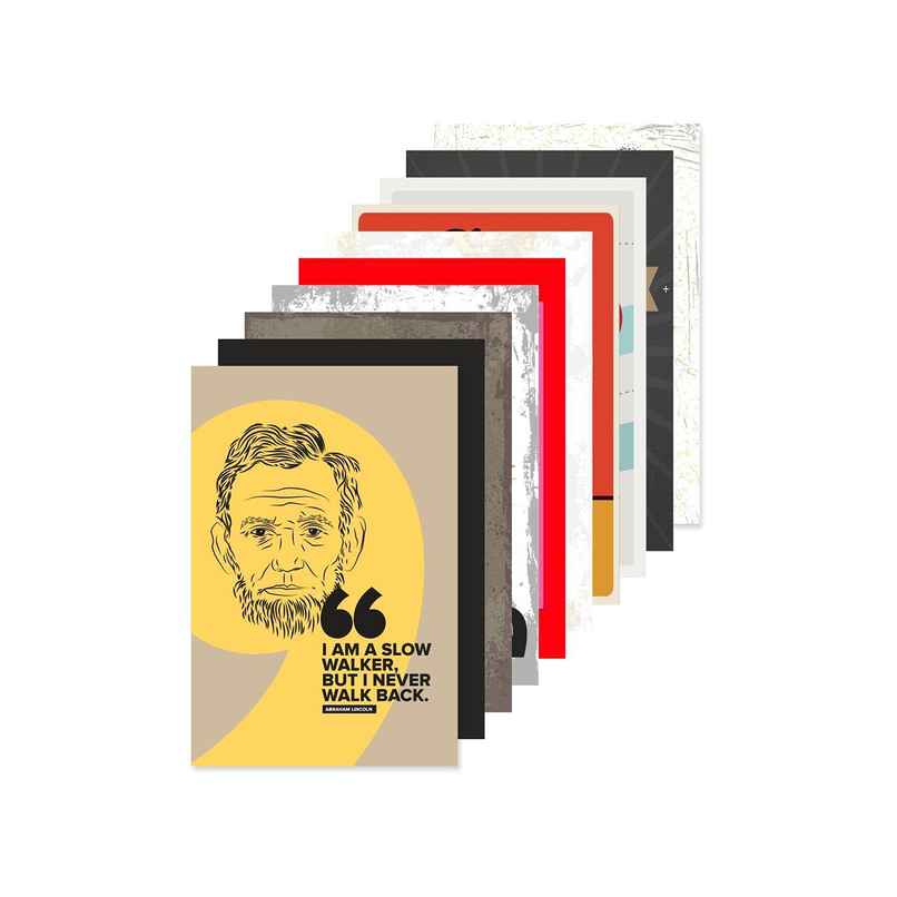 Paper Plane Design Wall Posters For Office Decor | Set of 10 | Size | 12 Inch x 18 Inch | D68