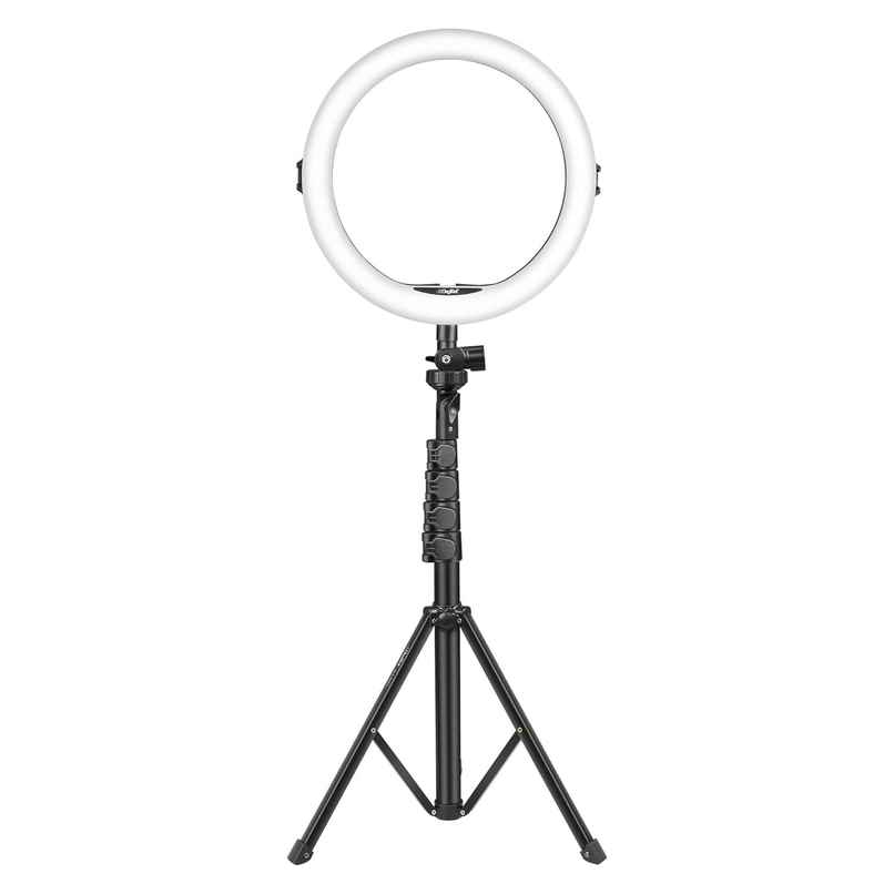 Digitek (Drl 12C) 12 Inch Led Ring Light With Stand 5Ft & Smartphone Holder - Usb Powered