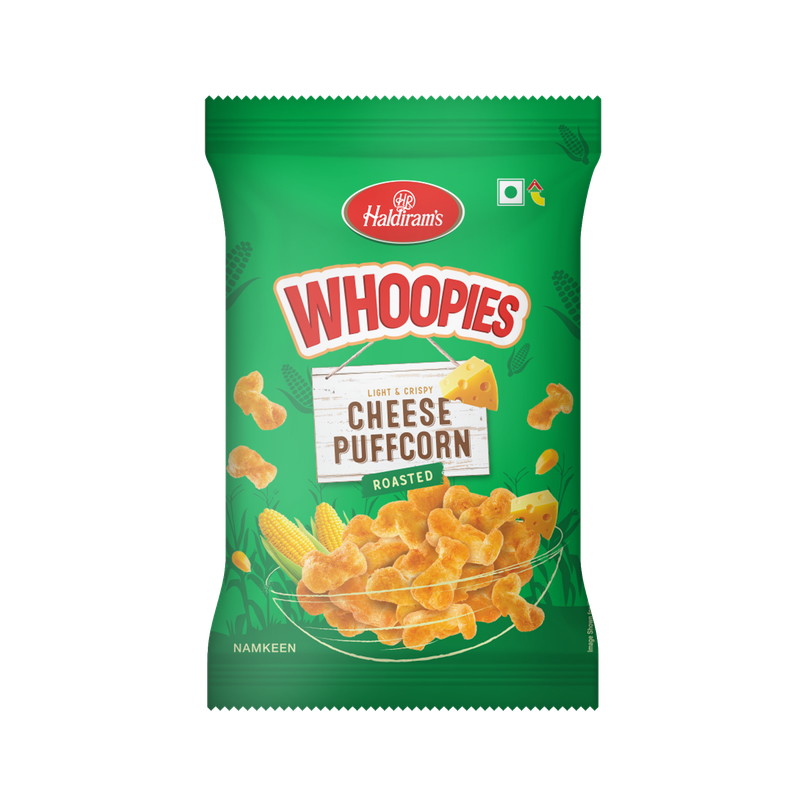 Haldiram's Cheese Puffcorn | Light Airy Snack