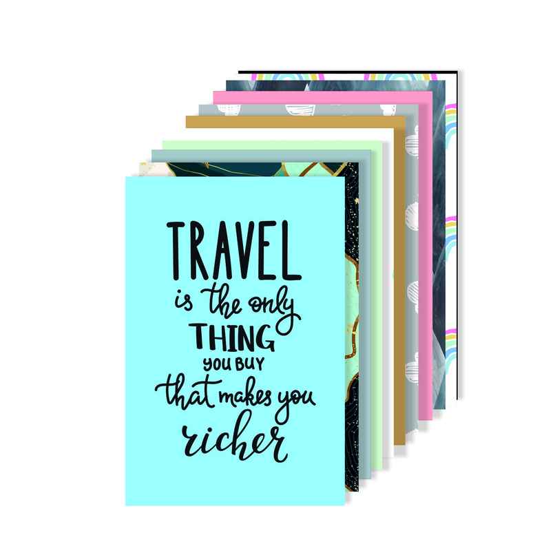 Paper Plane Design Travel Theme Wall Posters | Set of 10 | (12 Inch x 18 Inch) D10